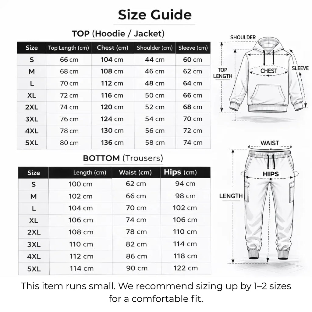 Men's Milano Printed Hoodie and Drawstring Sweatpants Set