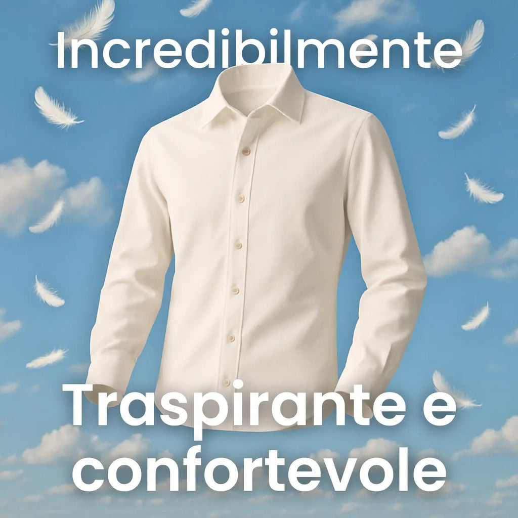 Camicia Antipiega a Taglio Aderente