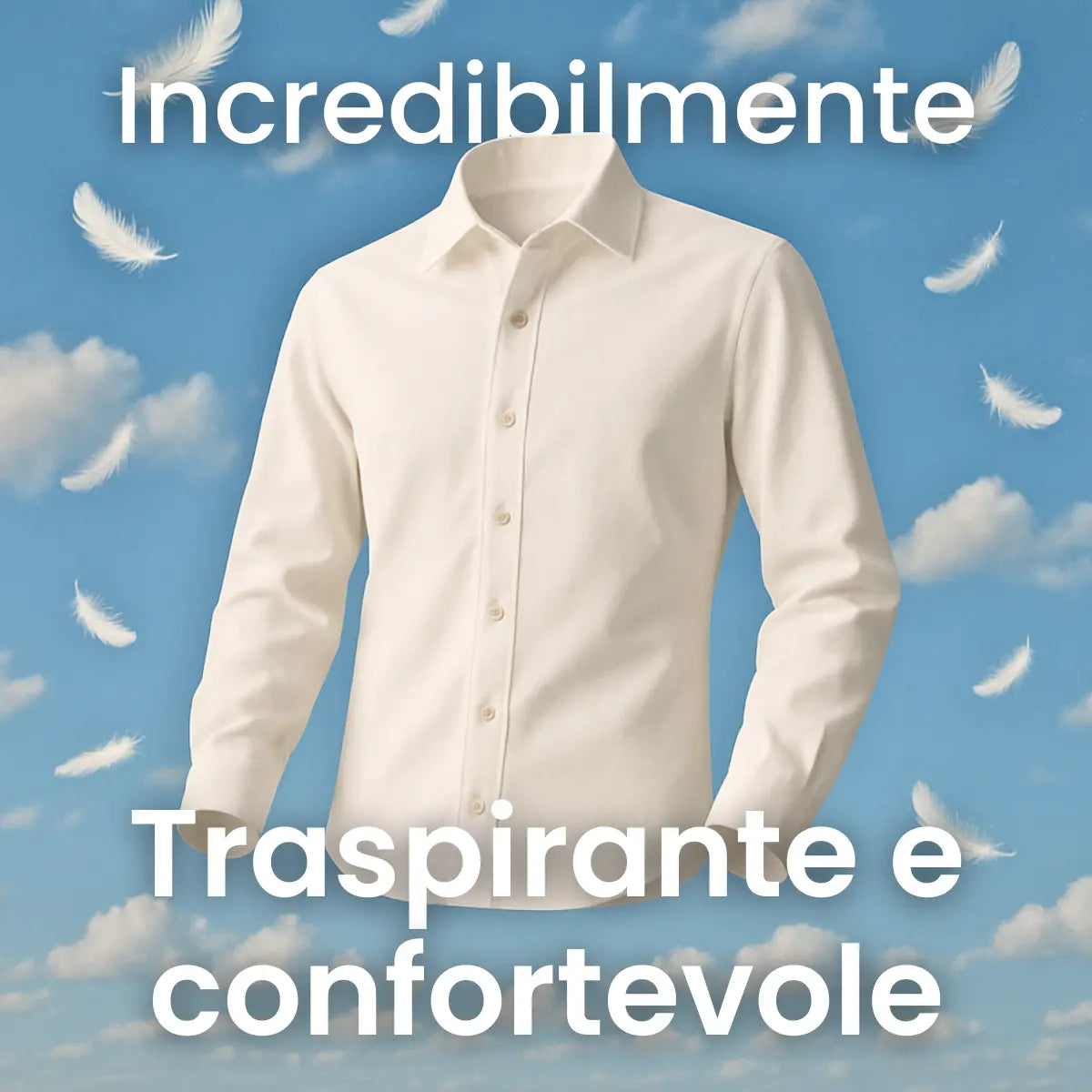 Camicia Antipiega a Taglio Aderente