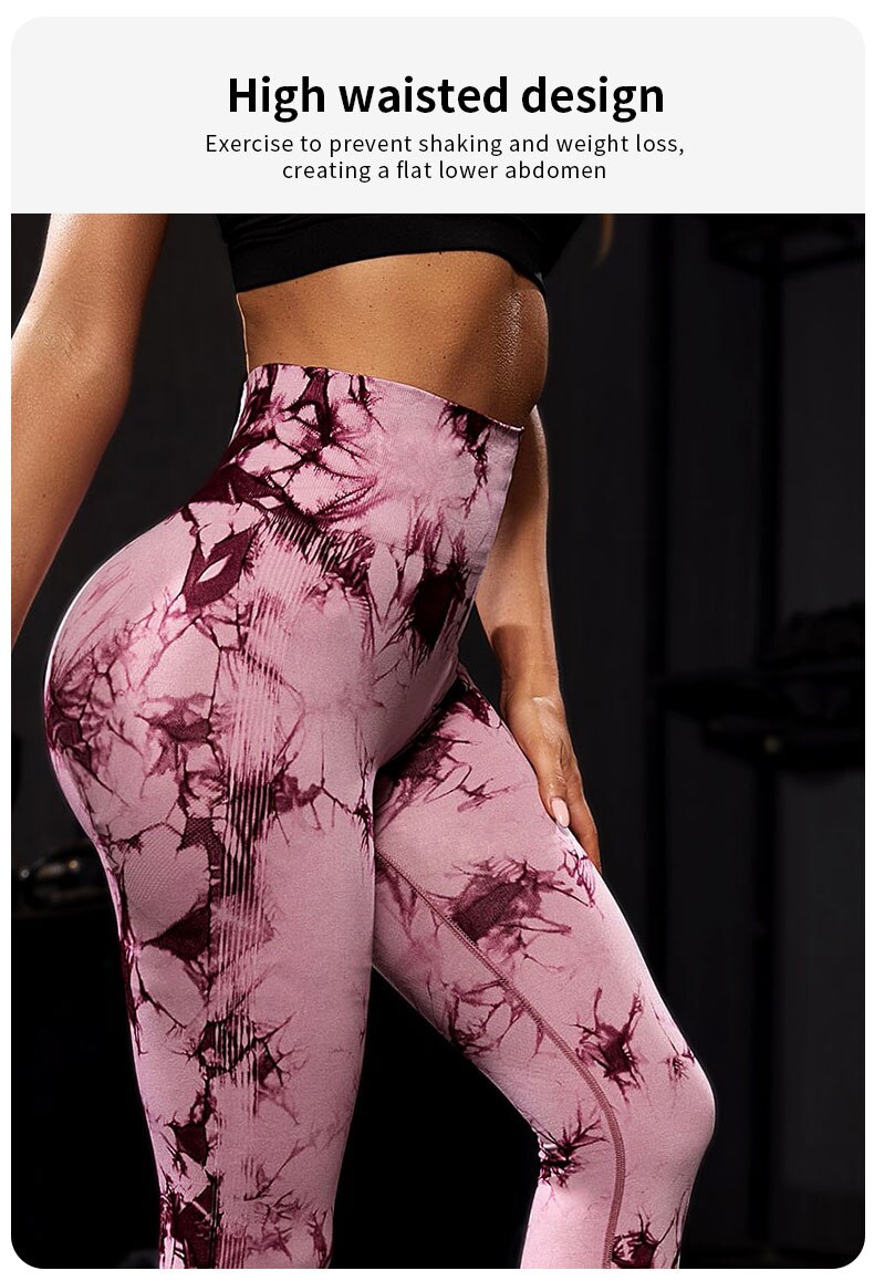 PeachForm™ Tie Dye Leggings